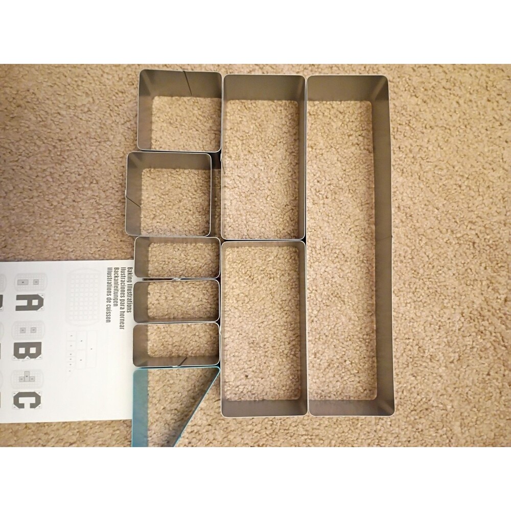 Pampered Chef 9¼” x 15” Numbers and Letters Cake Pan 100279 EUC - Picture 7 of 7